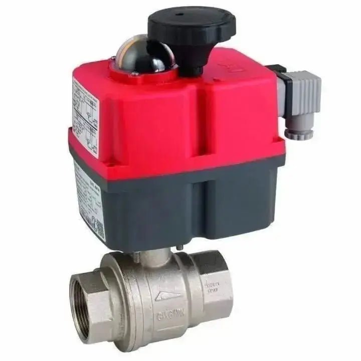 J4CS Actuated Brass Ball Valve - AK Valves Ltd