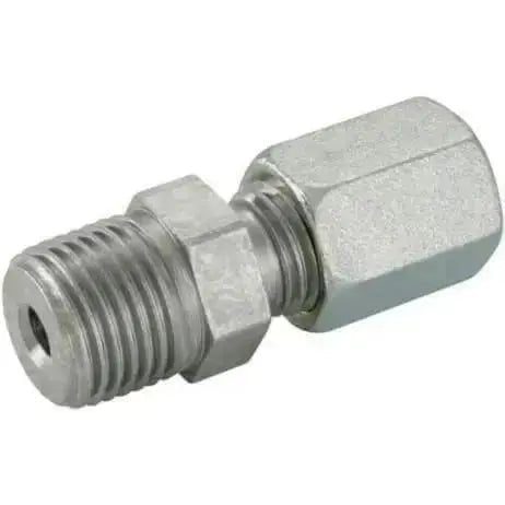 Light (L) Hydraulic Compression Male Stud Coupling BSPT - AK Valves Ltd