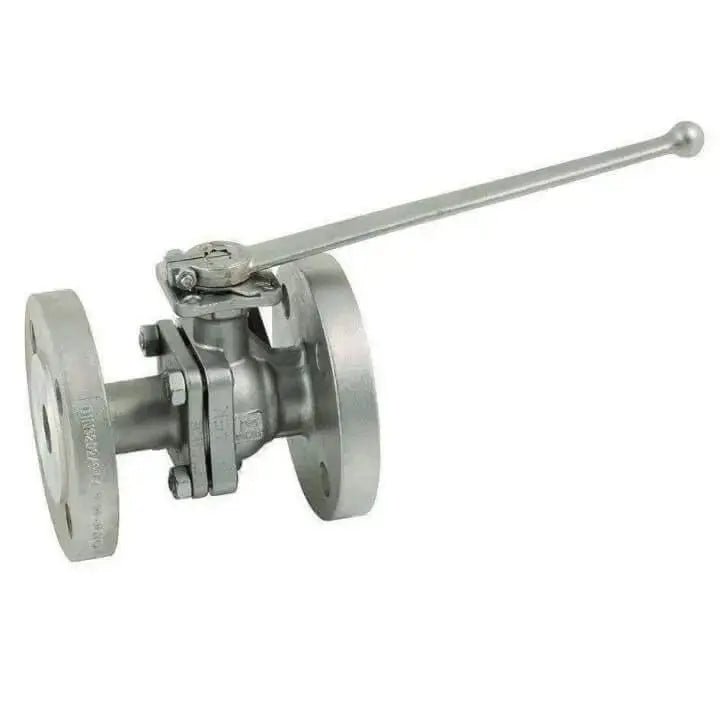 PN16/40 Flanged 2 Piece Stainless Steel Fire Safe Full Bore Ball Valve - AK Valves Ltd