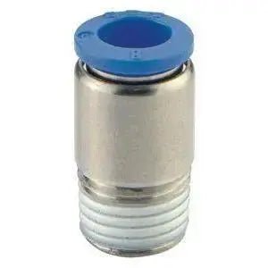 Pushin Male Round Straight Connector - AK Valves Ltd