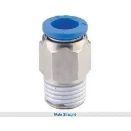 Pushin Male Straight Connector - AK Valves Ltd