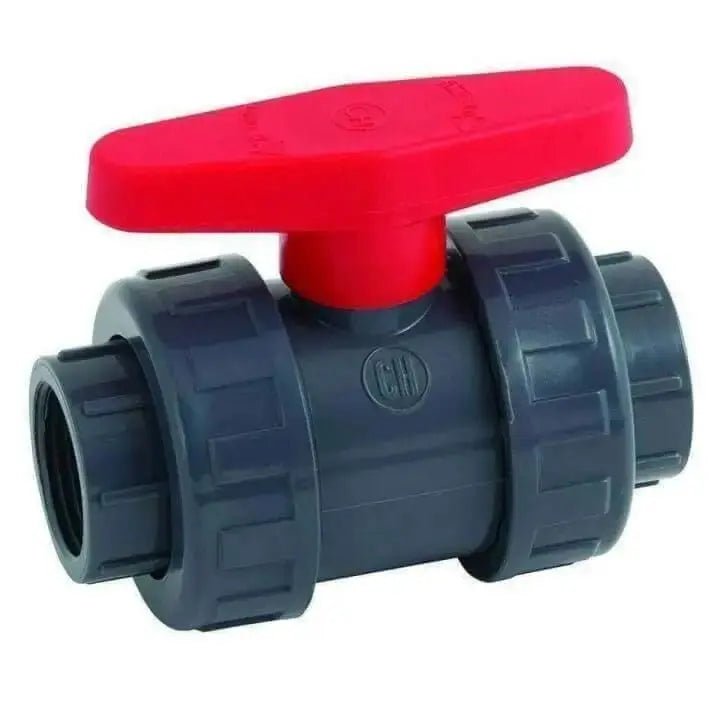 PVC Ball Valve Double Union - CH - Aquaram - AK Valves Ltd