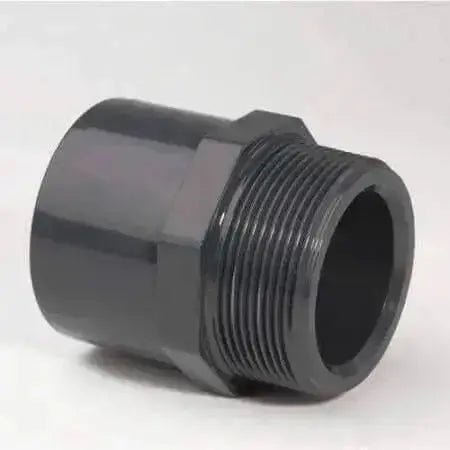 PVC - U Adaptor Plain Imperial x Male Thread - AK Valves Ltd