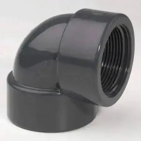 PVC - U Elbow 90° Plain Imperial x Thread - AK Valves Ltd