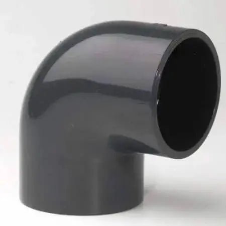 PVC - U Elbow 90° Plain Metric - AK Valves Ltd