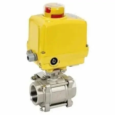 Sectoriel V Port Ball Valve with SA - 05 Electric Actuator with 4 - 20mA PCU - AK Valves Ltd