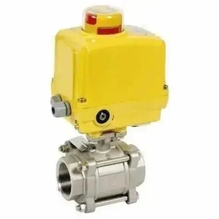 Sectoriel V Port Ball Valve with SA - 05 Electric Actuator with 4 - 20mA PCU - AK Valves Ltd