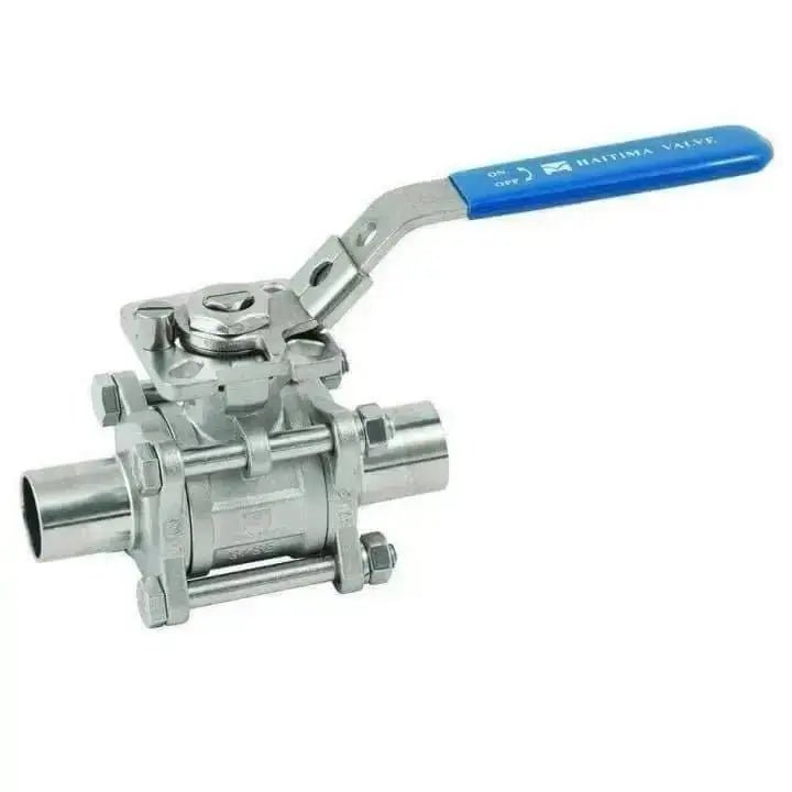 Stainless Steel Hygienic Ball Valve OD Butt Weld - AK Valves Ltd