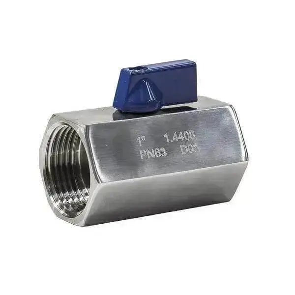 Stainless Steel Mini Ball Valve BSP Female x Female - AK Valves Ltd