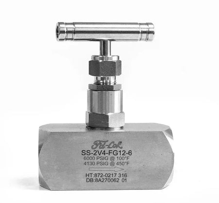 Stainless Steel Needle Valve 6000psi Rated - AK Valves Ltd